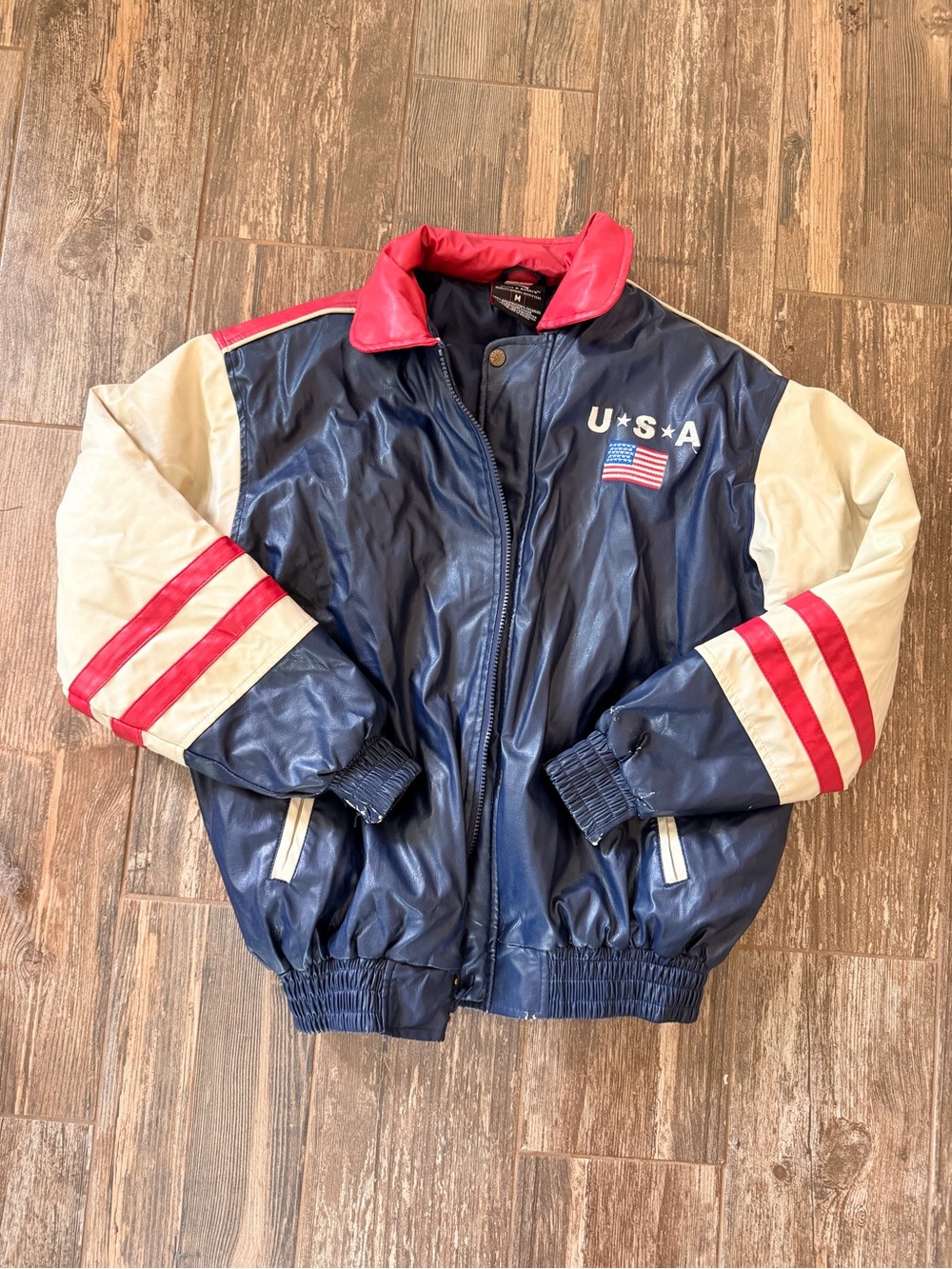 Steve & Barry's Vintage USA Olympics Americana Bomber jacket